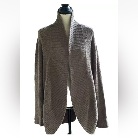 Stillwater Supply Co. Softy Sweater Cozy Cardigan Chocolate Brown Womens Size XL - Picture 2 of 8